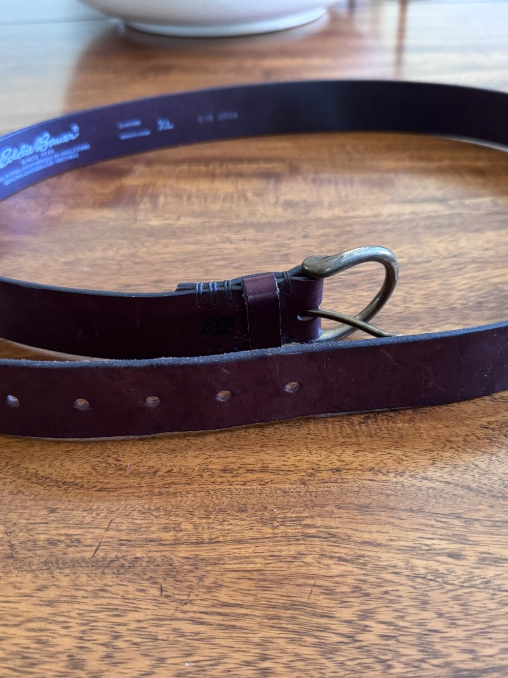 Eddie Bauer Brown leather belt